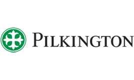 Логотип Пилкинтон - производитель плоского стекла, Москва